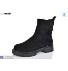 Черевики жіночі на зиму (6 пар р.36-41) чорний  "Trendy"