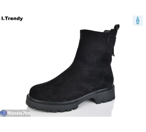 Черевики жіночі на зиму (6 пар р.36-41) чорний  "Trendy" Черевики жіночі на зиму (6 пар р.36-41) чорний  "Trendy"