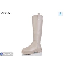 Чоботи жіночі на зиму (6 пар р.36-41) бежевий  "Trendy"