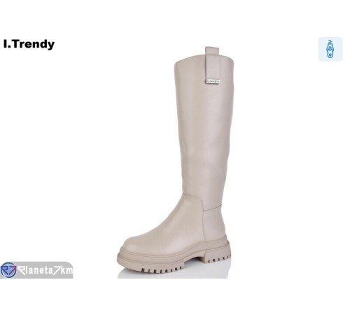 Чоботи жіночі на зиму (6 пар р.36-41) бежевий  "Trendy" Чоботи жіночі на зиму (6 пар р.36-41) бежевий  "Trendy"
