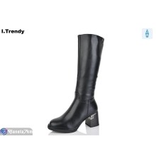 Чоботи жіночі на зиму (6 пар р.36-41) чорний  "Trendy"