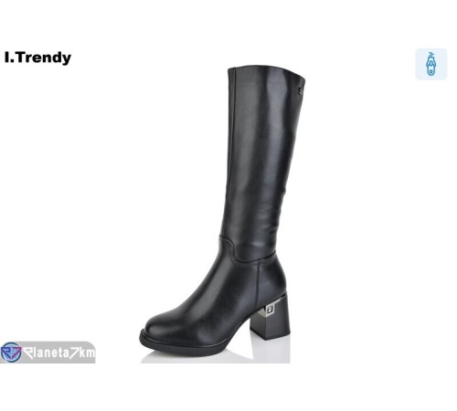 Чоботи жіночі на зиму (6 пар р.36-41) чорний  "Trendy" Чоботи жіночі на зиму (6 пар р.36-41) чорний  "Trendy"