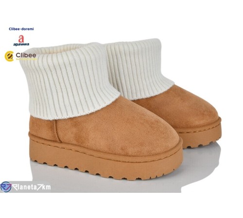 Дитячі Уггі на зиму (8 пар р.31-36) camel  "BELIES-D"