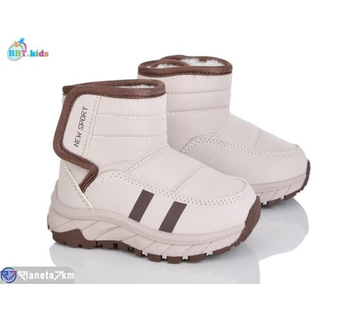 Дутики дитячі на зиму (8 пар р.22-27) бежевий  "BBT"