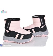 Дутики дитячі на зиму (8 пар р.22-27) рожевий  "BBT"