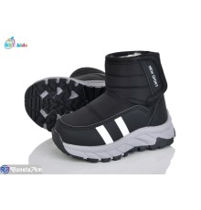 Дутики дитячі на зиму (8 пар р.22-27) чорний  "BBT"