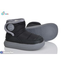 Дутики дитячі на зиму (8 пар р.22-27) чорний  "BBT"