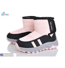 Дутики дитячі на зиму (8 пар р.27-32) рожевий  "BBT"