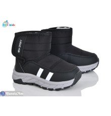 Дутики дитячі на зиму (8 пар р.27-32) чорний  "BBT"