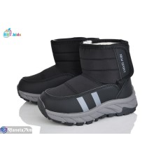 Дутики дитячі на зиму (8 пар р.27-32) чорний  "BBT"