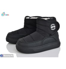 Дутики дитячі на зиму (8 пар р.27-32) чорний  "BBT"