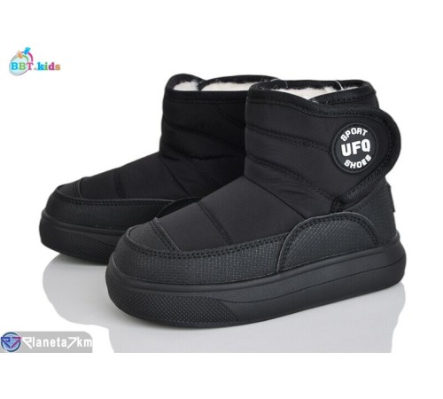 Дутики дитячі на зиму (8 пар р.27-32) чорний  "BBT"