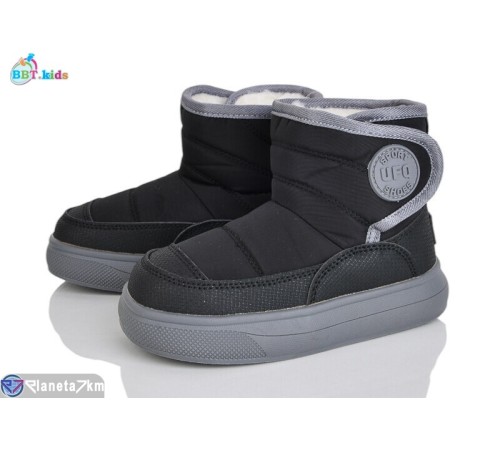 Дутики дитячі на зиму (8 пар р.27-32) чорний  "BBT"