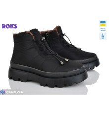 Черевики жіночі на зиму (6 пар р.37-41) чорний  "Roks"