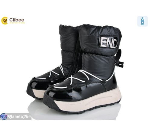 Черевики дитячі на зиму (8 пар р.32-37) чорний  "BELIES"