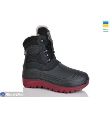 Черевики чоловічі на зиму (8 пар р.41-45) чорний  "LOTTOS"