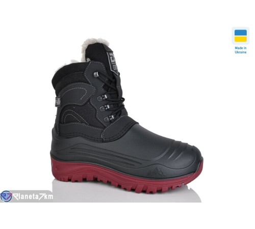 Черевики чоловічі на зиму (8 пар р.41-45) чорний  "LOTTOS"