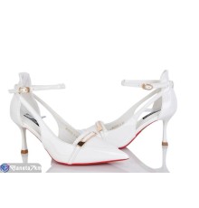 Туфлі жіночі на весну/осінь (8 пар р.36-40) білий  "LOREDANA"