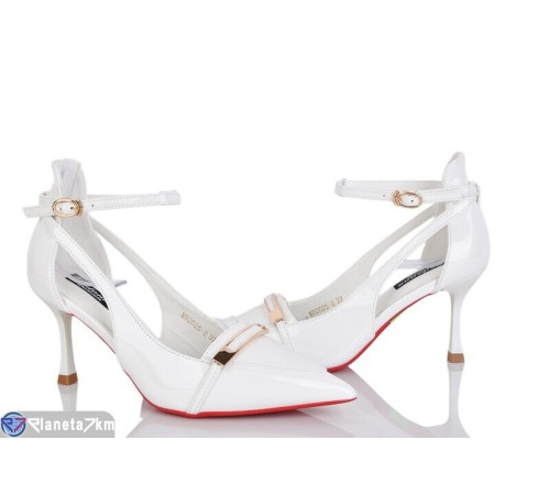 Туфлі жіночі на весну/осінь (8 пар р.36-40) білий  "LOREDANA"