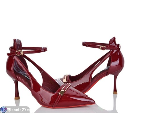 Туфлі жіночі на весну/осінь (8 пар р.36-40) червоний  "LOREDANA"