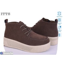 Черевики жіночі на зиму (6 пар р.36-41) коричневий  "LOTOS"