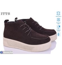 Черевики жіночі на зиму (6 пар р.36-41) коричневий  "LOTOS"