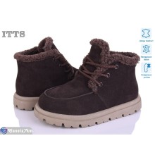 Черевики жіночі на зиму (6 пар р.36-41) коричневий  "LOTOS"