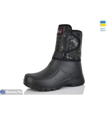 Чоловічі чоботи з піни на зиму (6 пар р.40-46) чорний  "Melinda"