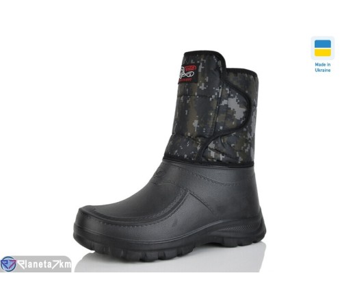 Чоловічі чоботи з піни на зиму (6 пар р.40-46) чорний  "Melinda"