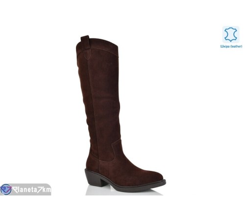 Чоботи жіночі на весну/осінь (8 пар р.36-41) коричневий  "VIOLA"