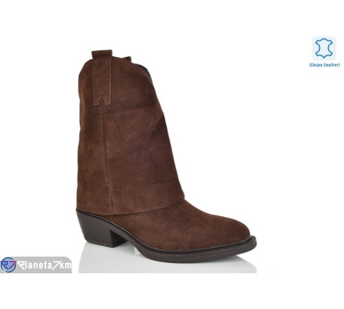 Черевики жіночі на весну/осінь (8 пар р.36-41) коричневий  "VIOLA"