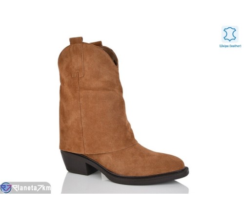 Черевики жіночі на весну/осінь (8 пар р.36-41) коричневий  "VIOLA"