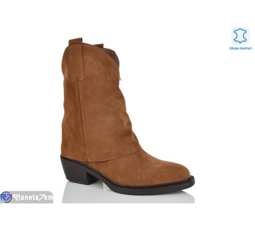 Черевики жіночі на весну/осінь (8 пар р.36-41) коричневий  "VIOLA"