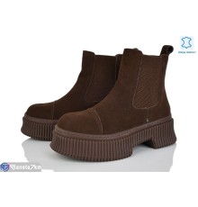 Черевики жіночі на весну/осінь (8 пар р.36-41) коричневий  "VIOLA"
