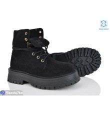 Черевики жіночі на зиму (8 пар р.36-41) чорний  "VIOLA"