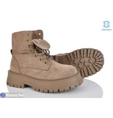 Черевики жіночі на зиму (8 пар р.36-41) хакі  "VIOLA"