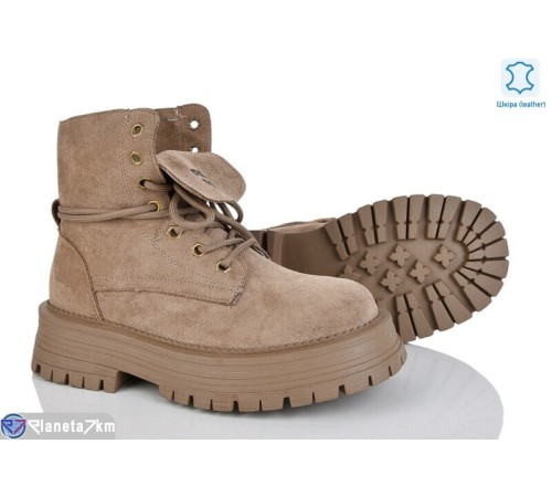 Черевики жіночі на зиму (8 пар р.36-41) хакі  "VIOLA"