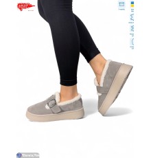 Туфлі жіночі на зиму (8 пар р.37-41) сірий  "ARTO"