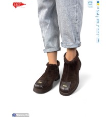 Черевики жіночі на зиму (8 пар р.36-41) коричневий  "ARTO"