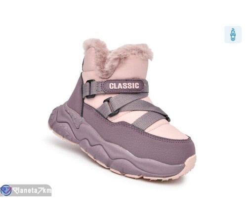 Черевики дитячі на зиму (8 пар р.27-32) фіолетовий  "TOMMY"