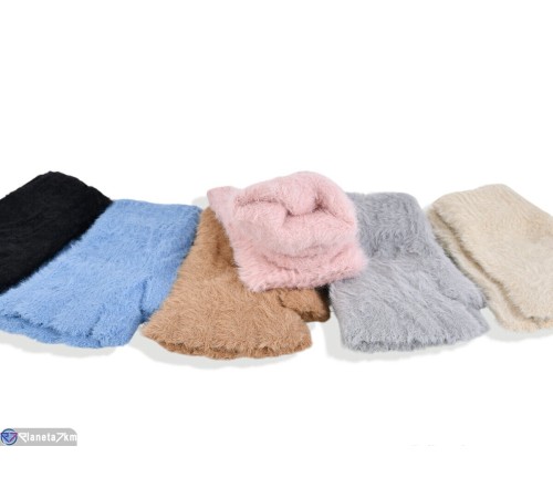 Рукавички дитячі на зиму (12 шт. р.сетка One size) мікс  "RUBIBAS"