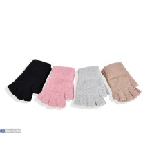 Рукавички дитячі на зиму (12 шт. р.сетка One size) мікс  "RUBIBAS"