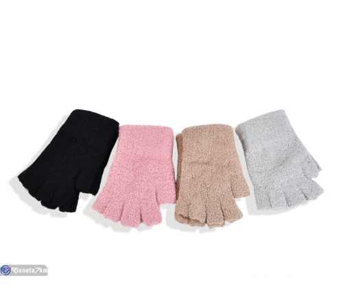 Рукавички жіночі на зиму (12 шт. р.сетка One size) мікс  "RUBIBAS"