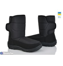 Дутики жіночі на зиму (7 пар р.33-36) чорний  "Gelena"