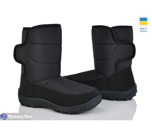 Дутики жіночі на зиму (7 пар р.33-36) чорний  "Gelena"