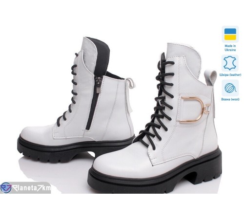 Черевики жіночі на зиму (4 пар р.36-39) білий  "TIMUS-OPT"