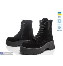 Черевики жіночі на зиму (4 пар р.36-39) чорний  "TIMUS-OPT"