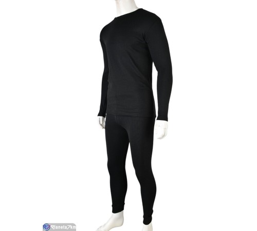 Термобілизна чоловіча на зиму (6 шт. р.сетка S-3XL) чорний  "VERONIKA"