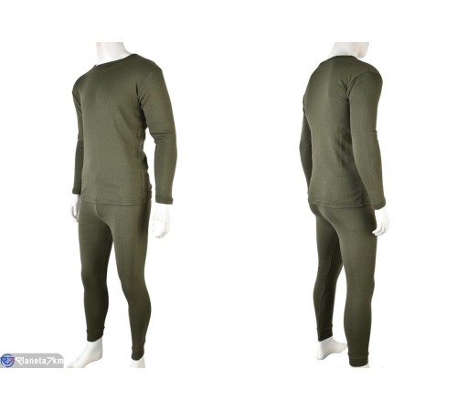 Термобілизна чоловіча на зиму (6 шт. р.сетка S-3XL) хакі  "VERONIKA"