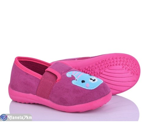 Тапки дитячі на весну/осінь (6 пар р.25-30) фіолетовий  "LUXORIS"